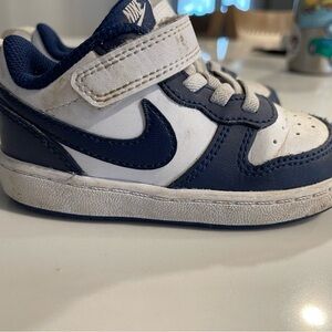 Toddler Nike Court Borough Low 2 TD 'White Signal Blue'